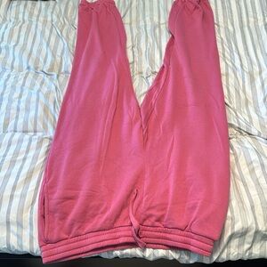 Pink Time And Tru Large Sweatpants
